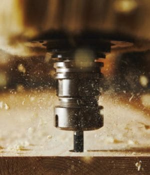 Cnc milling machine, woodwork industry. Tool with computer numerical control. woodwork industry.